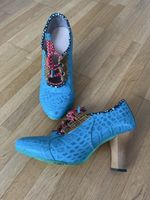 Tanzschuhe Flamenco Leder blau 39