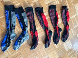 3 Paar Skisocken Gr. 35 - 38
