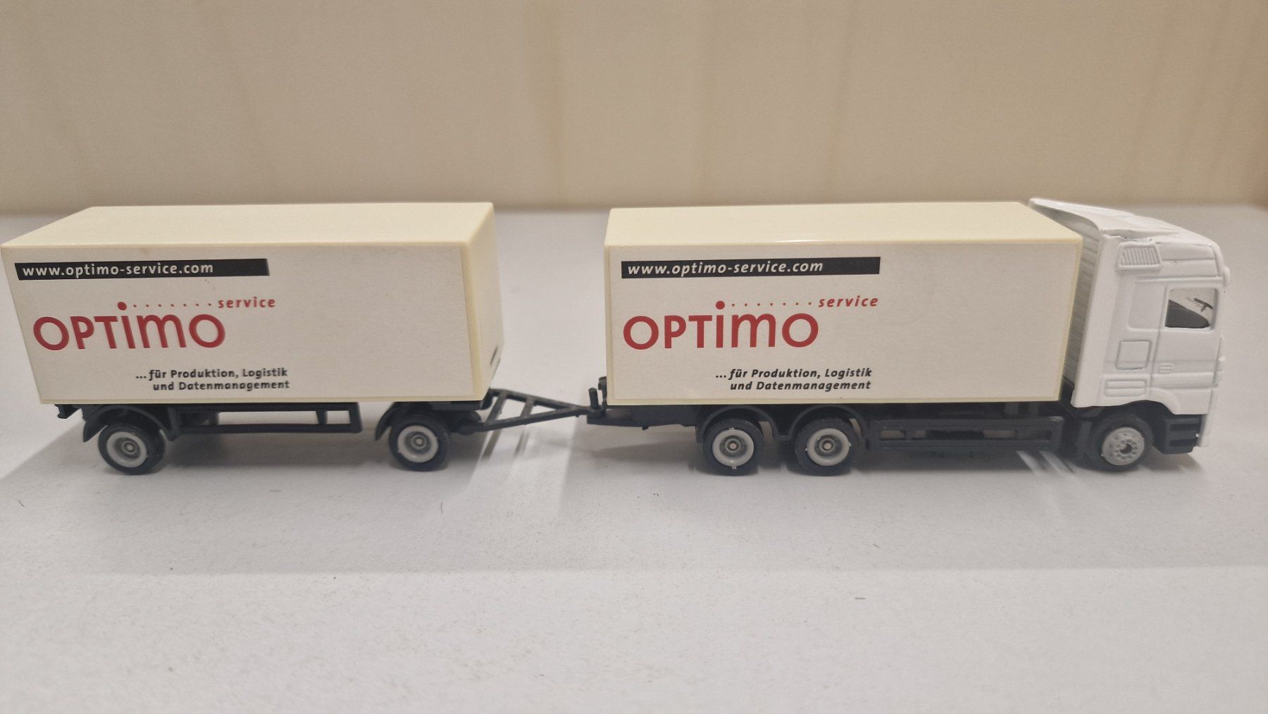 Modellautos: Modelllastwagen 1=87, Actros, Aufschrift OPTIMO – Gebraucht aus Weisslingen von and-lo73 1