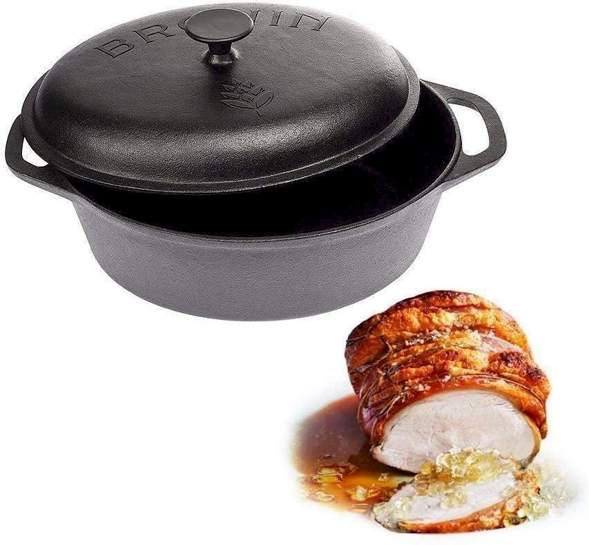 Pentole: Bräter Gusseisen mit Deckel oval 5,5l – Nuovo e nell'imballaggio originale da Bottighofen venduto da zaap 2