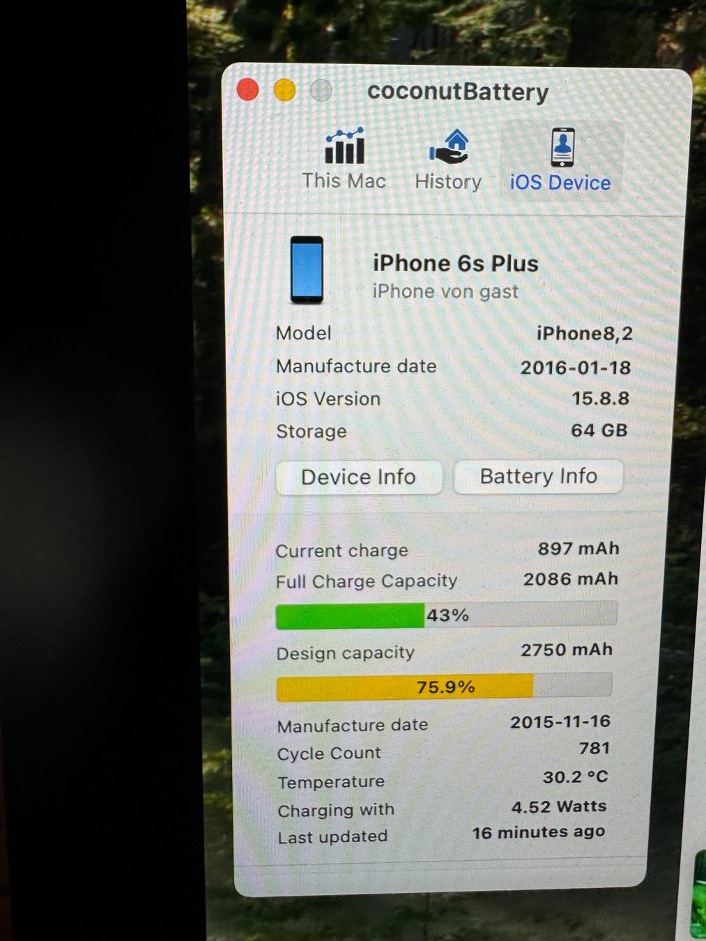 Apple Portables: iPhone 6S plus – Défectueux à Adliswil par Busys 2