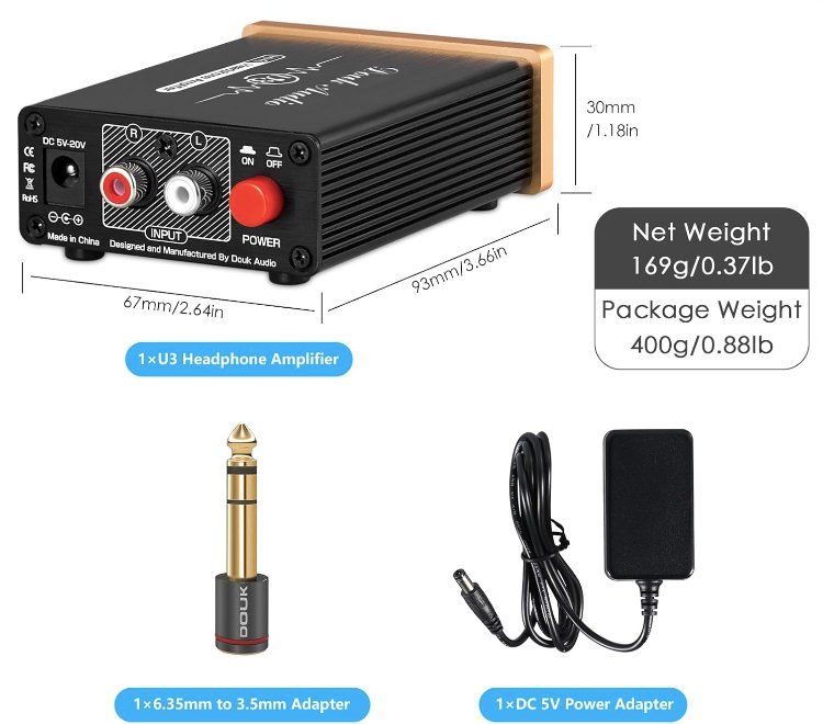 Amplificatori: Mini Kopfhörerverstärker Stereo Headphone Amplifier – Nuovo e nell'imballaggio originale da Geneve venduto da Titi2008 9