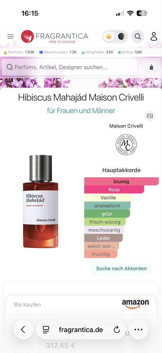 Profumi & Eau de Toilette: Maison Crivelli Hibiscus Mahajád , 2ml ! 🌺🌹 – Usato da Sursee venduto da nri_sbv9 1