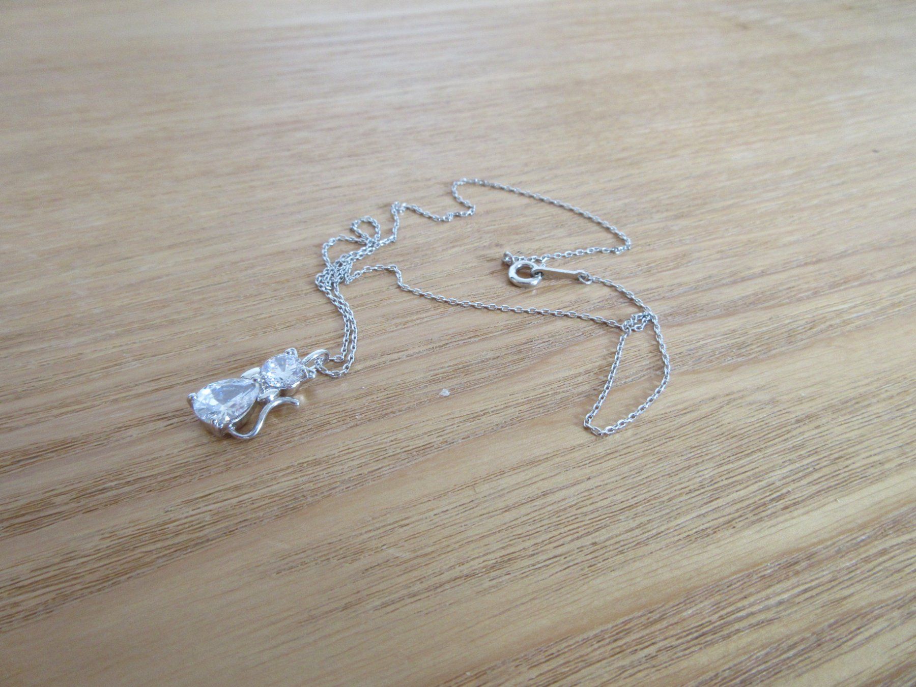 Catenine: Cat Katze Halskette, /Modeschmuck/ necklace!! – Nuovo (secondo la descrizione) da Goldach venduto da mamakotzi 7