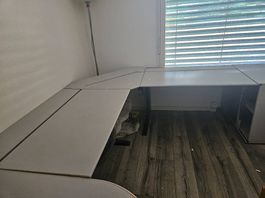 Büro-Eck-Pult 6 teilig