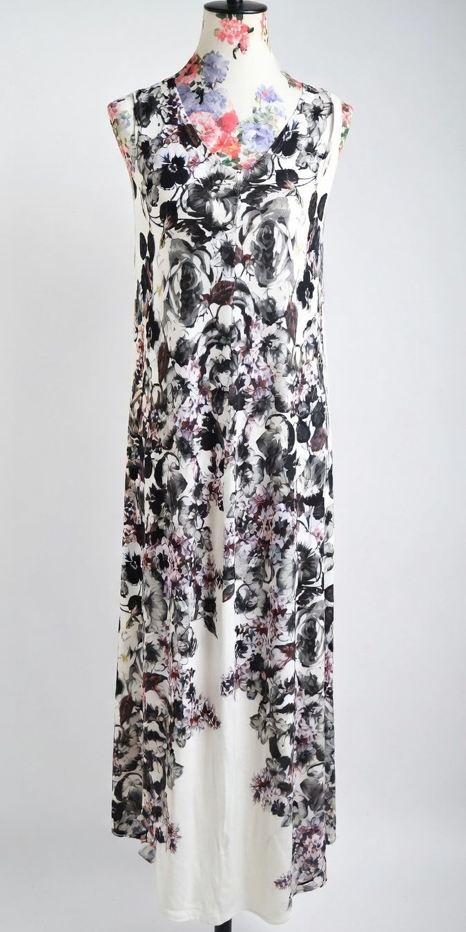Vestiti: Sommerliches Maxikleid mit Blumenmuster, Gr. XL – Usato da Schaffhausen venduto da sunsetever