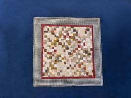 Patchwork Quilt "Flechten der Natur" Unikat 66 x 66 cm