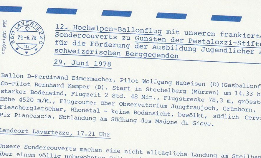 Tutti i francobolli: Pestalozzi-Stiftung, Mürren 1990 – Usato da Aarburg venduto da Aare10 1