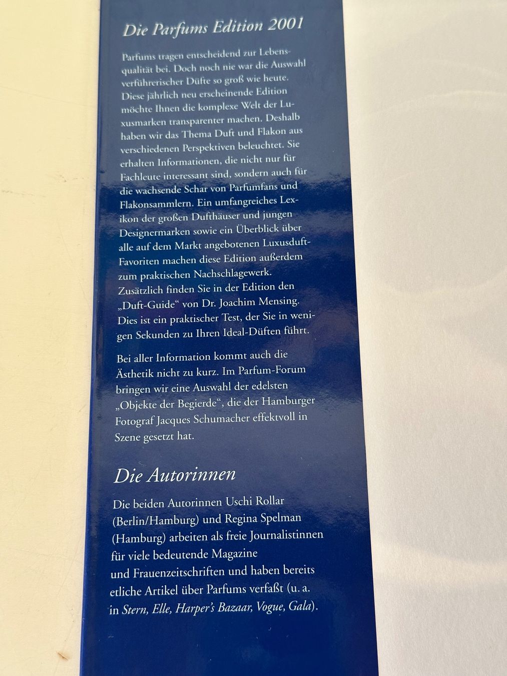 Livres: Parfums Edition 2001, Buch – D'occasion à Aarburg par flacon05 3