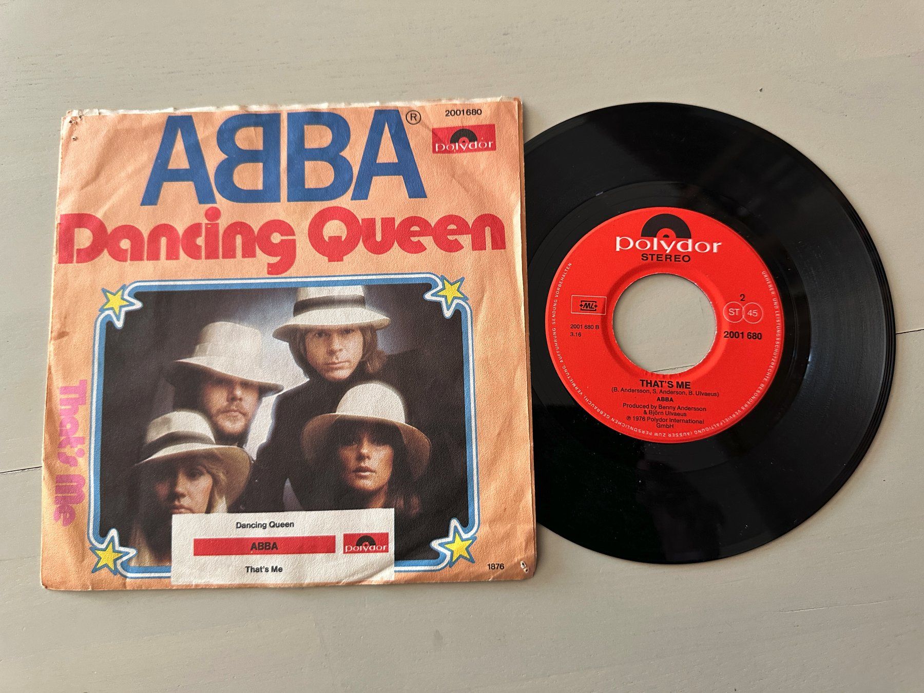 Dischi in vinile: ABBA tolle Single Dancing queen Kult Top Schweizer Pressung – Usato da Basel venduto da Partridge 1