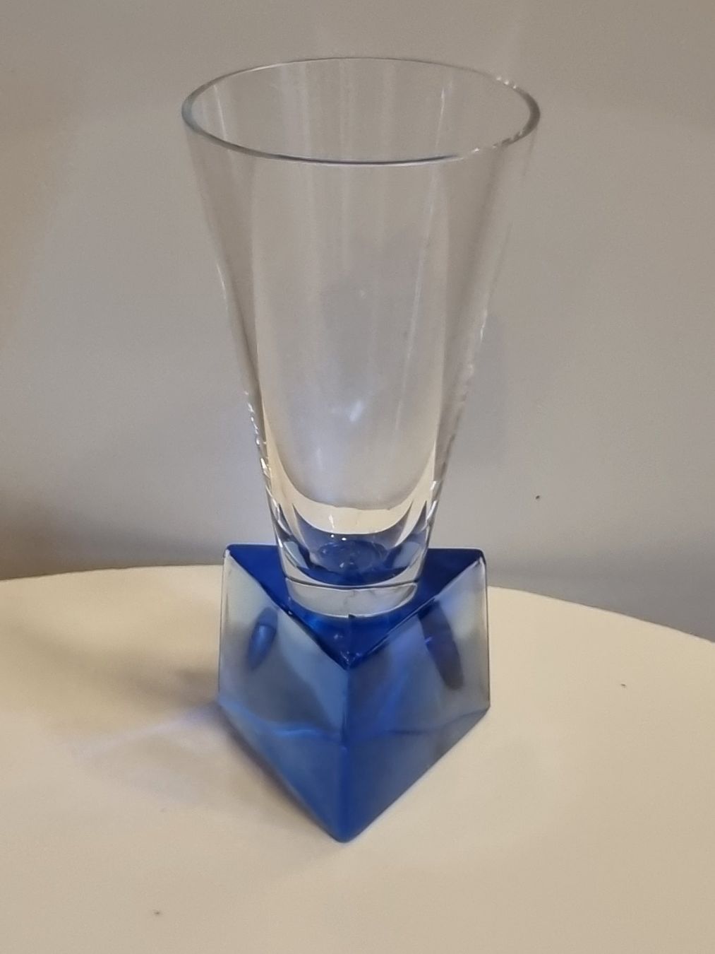 Bicchieri: Design Glasbecher Sarner Kristall blau 11cm – Usato da Scharnachtal venduto da devin03 2
