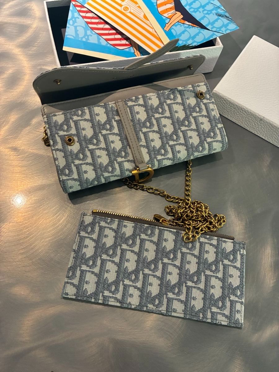 Dior Borse: Dior Saddle Wallet & Chain Monogram in Canvas - neu m. Box – Nuovo e nell'imballaggio originale da Niederglatt ZH venduto da karinso 1