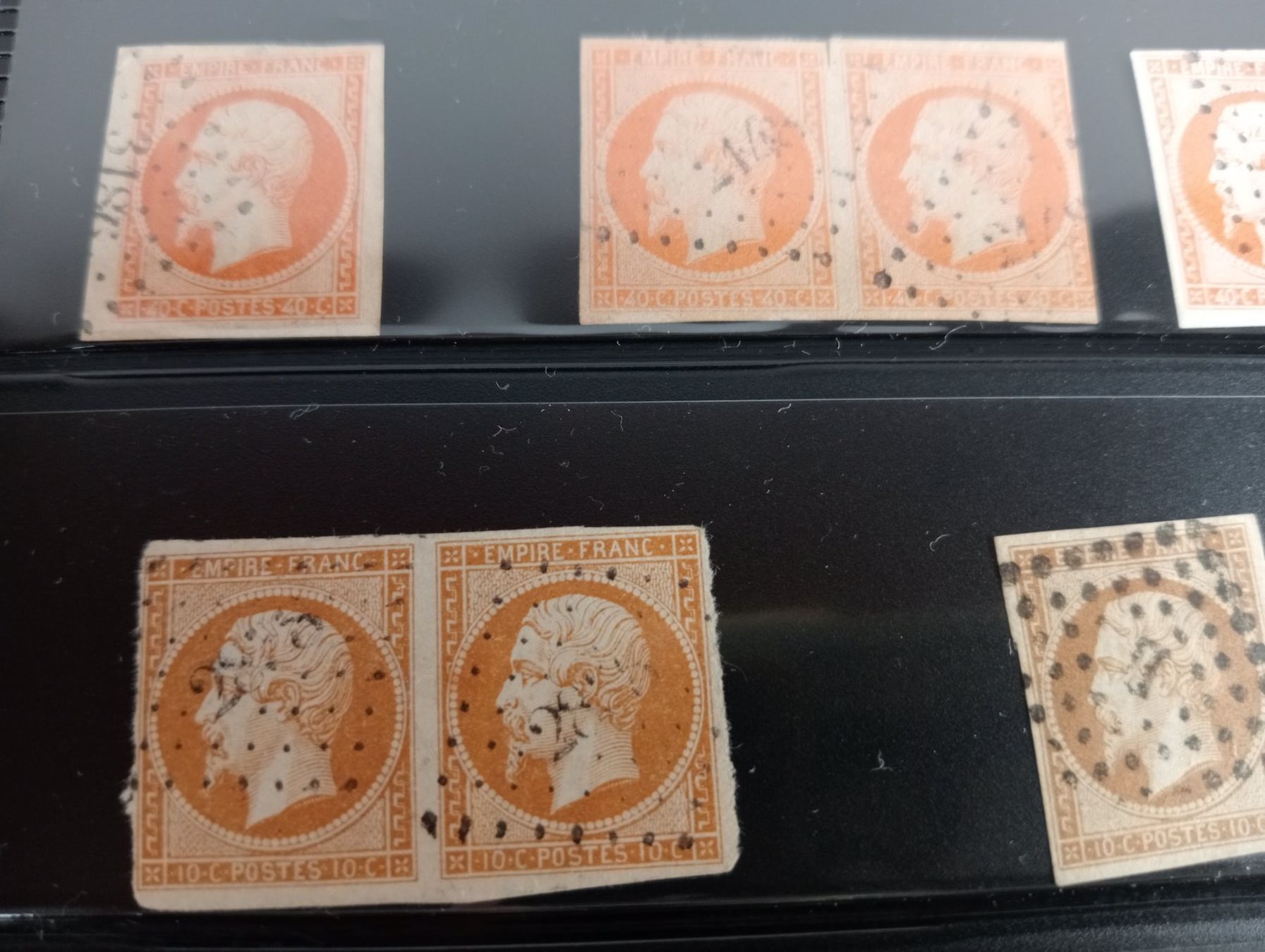 Tutti i francobolli: 41 alte Briefmarken Empire Franc gestempelt – Usato da Oberdorf BL venduto da Barocki888 5