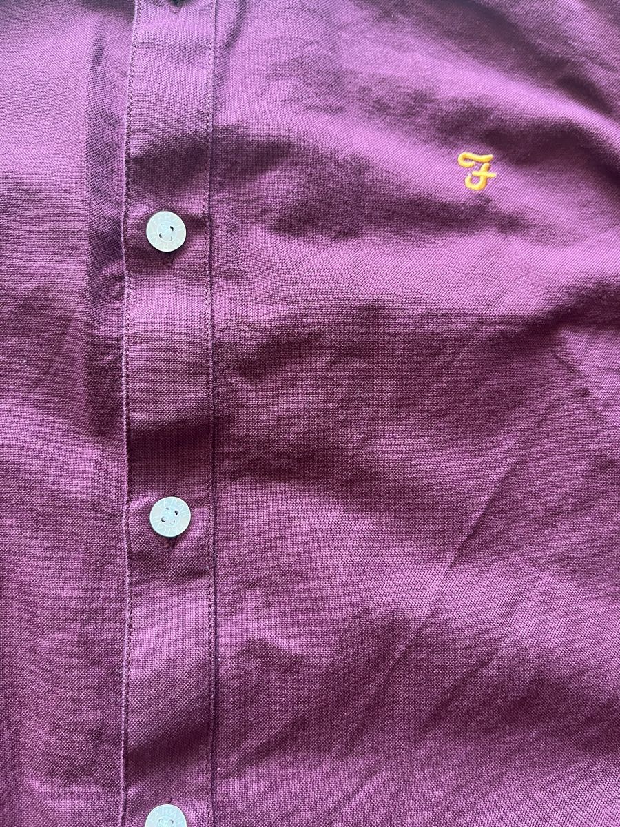 Hemden: Farah Hemd Brewer Slim Fit S weinrot – Gebraucht aus Zürich von cmono 2