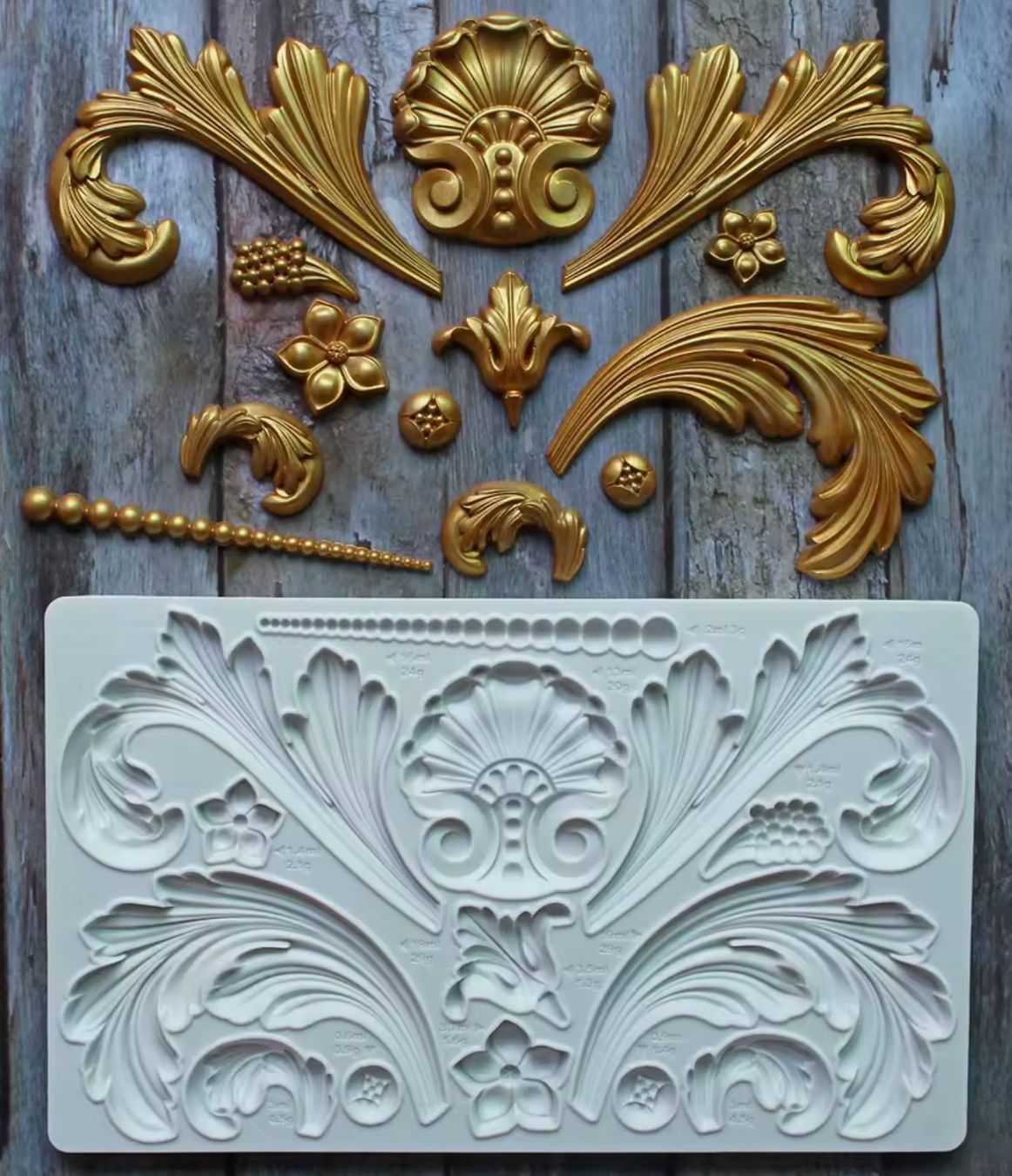 Teglie da forno: Giessform Silikonform Tortendekor Relief – Nuovo e nell'imballaggio originale da Kaltbrunn venduto da schere-stein-papier