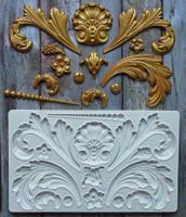 Giessform Silikonform Tortendekor Relief