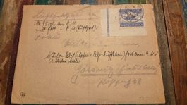 1942 Luftpostbrief Deutsches Reich mit Inhalt
