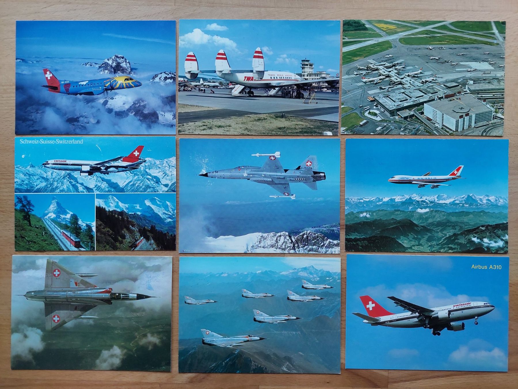 Cartoline postali: 30 Ansichtskarten Aviatik Schweiz gestempelt vor Ersttag – Usato da Obfelden venduto da Foto_Bild_Kunst_Buch 2