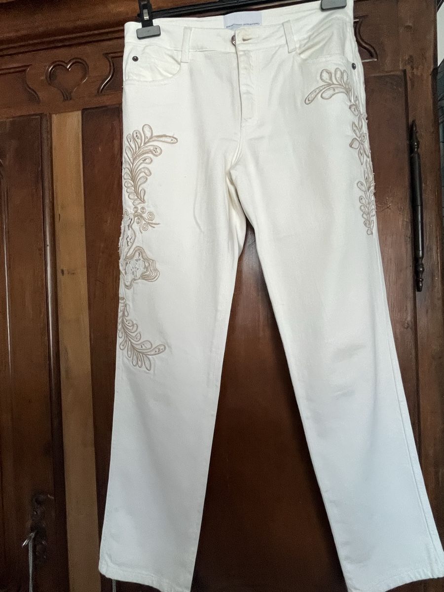 Ermanno Scervino Jeans: Ermanno Scervino jeans bianchi – Usato da Locarno venduto da cichita