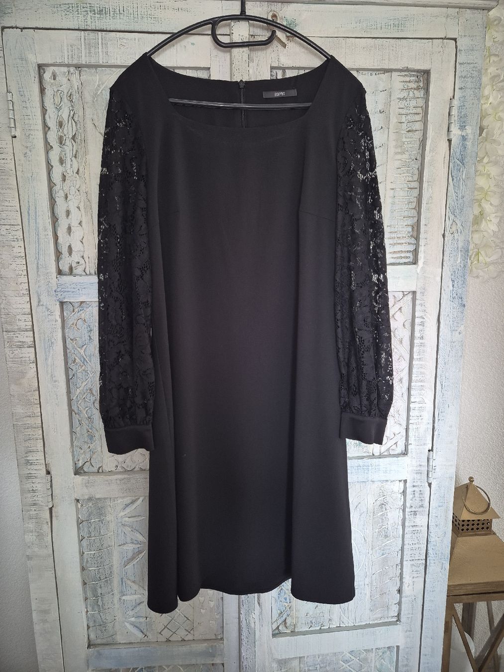 Esprit Vestiti: Schwarzes Kleid mit Spitzeärmeln, festlich, Grösse 40 – Usato da Reinach BL venduto da NeuEntdeckt