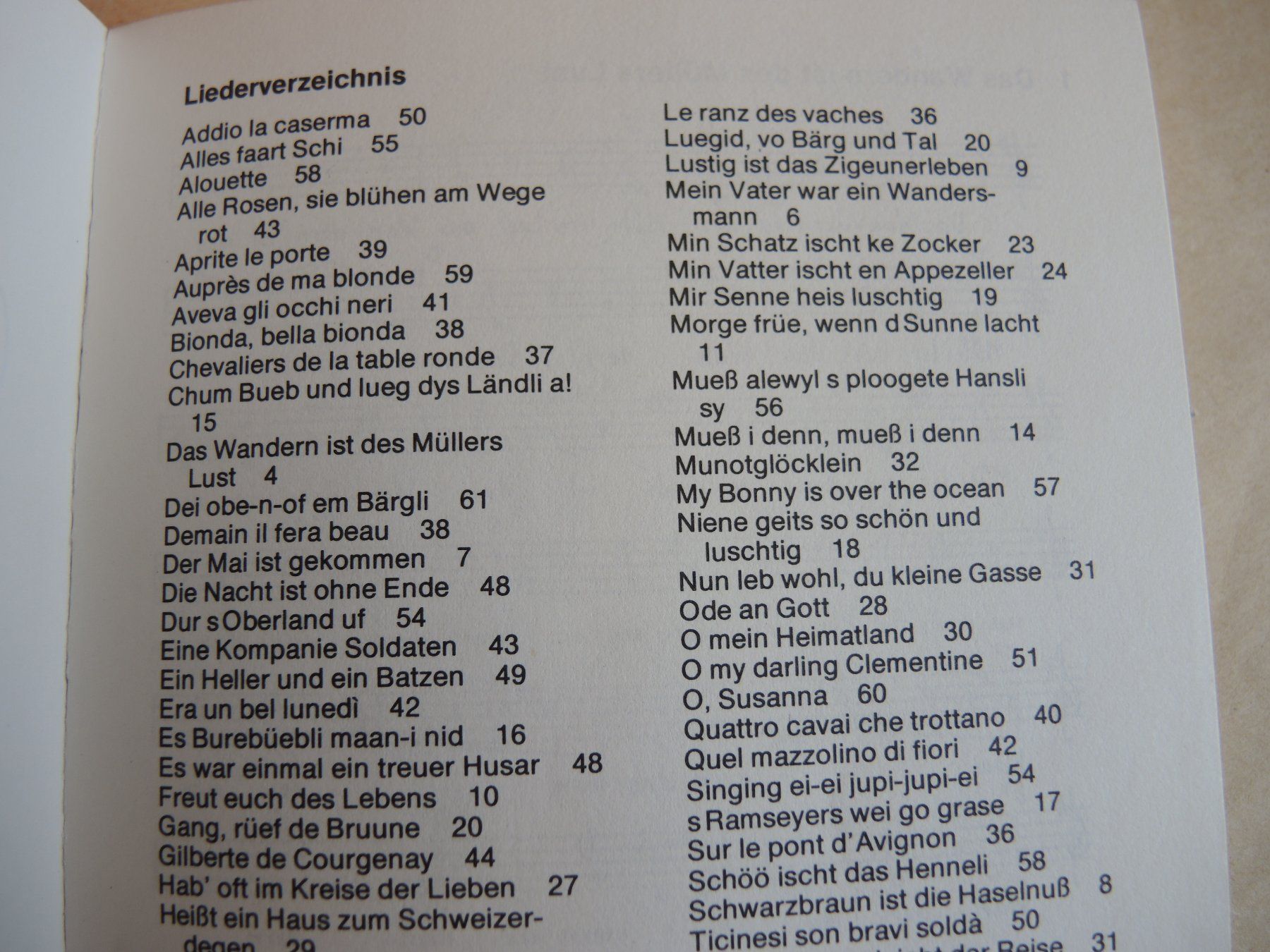 Dischi in vinile: Box SING MIT Wanderlieder z Mitsingen Schallplatte LP Vinyl – Usato da Rorschach venduto da maeck8 7