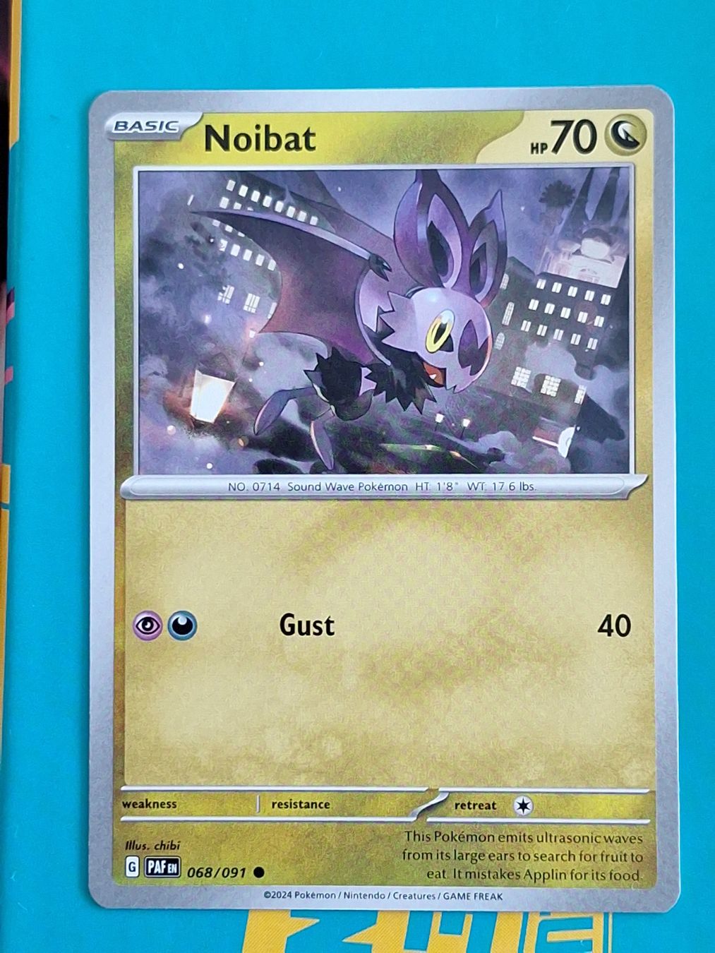 Pokémon Carte collezionabili: Noibat - Pokemon Paldean Fates – Usato da Altstätten SG venduto da GGsGameshop