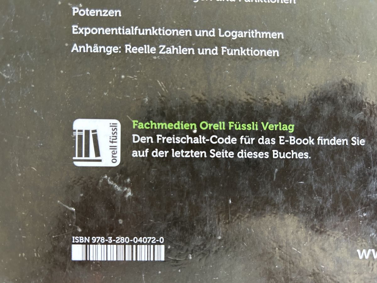 Bücher: Algebra 9/10, ISBN 978-3-280-04072-0 – Gebraucht aus St. Urban von uschi73 2