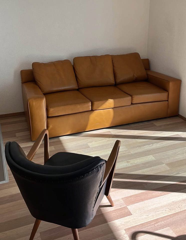 Divani: Vintage 3-Seater Leather Sofa – Usato da Zürich venduto da alb_qdg9