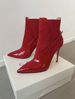 Neue Casadei Stiefeletten rot Grösse 38.5