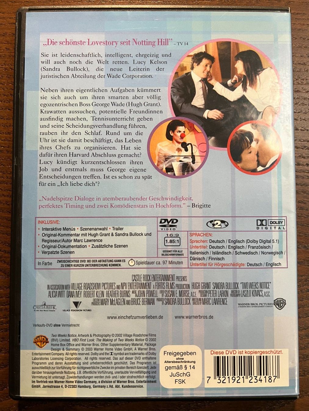 Tutti i DVDs: Ein Chef zum Verlieben – Usato da Zürich venduto da FilmFreunde 1