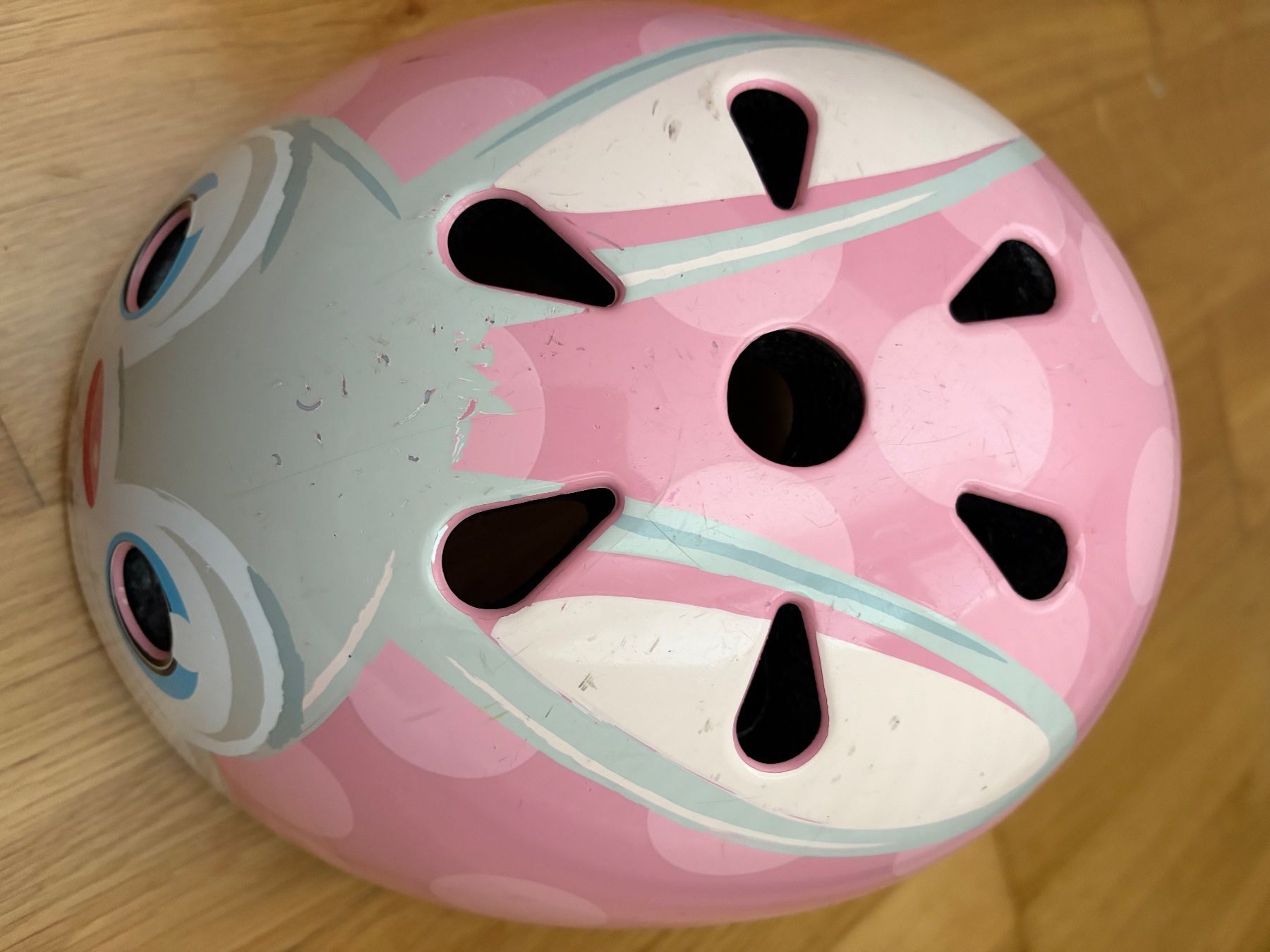 Caschi: Kinderhelm, rosa, Mikimoto, Hasen-Design, Größe 48/53 – Usato da Zollikon venduto da Ostendo