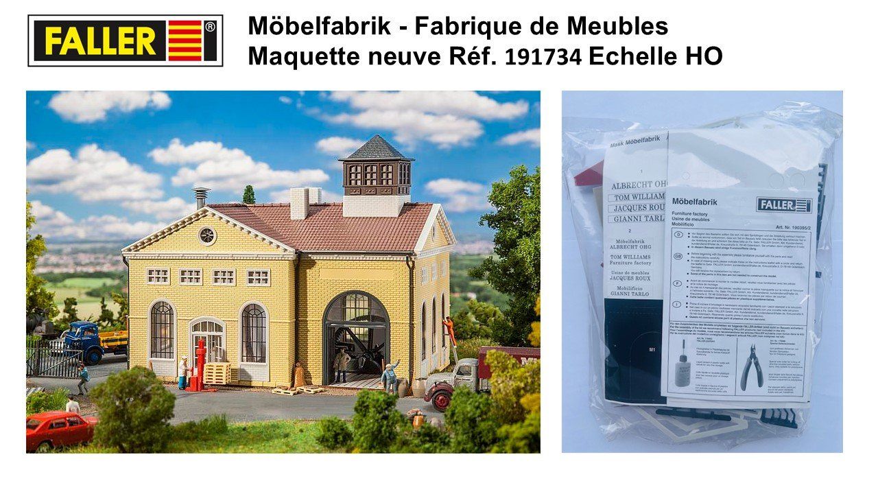 Faller Trains électriques: FALLER HO Mobelfabrik Fabrique de Meubles – Neuf (Voir description) à St-Légier-Chiésaz par EvaVDRiviera
