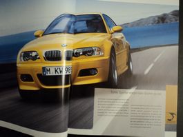 Prospekt BMW M Prog. 2002 mit M3 M3 Cabrio und M5