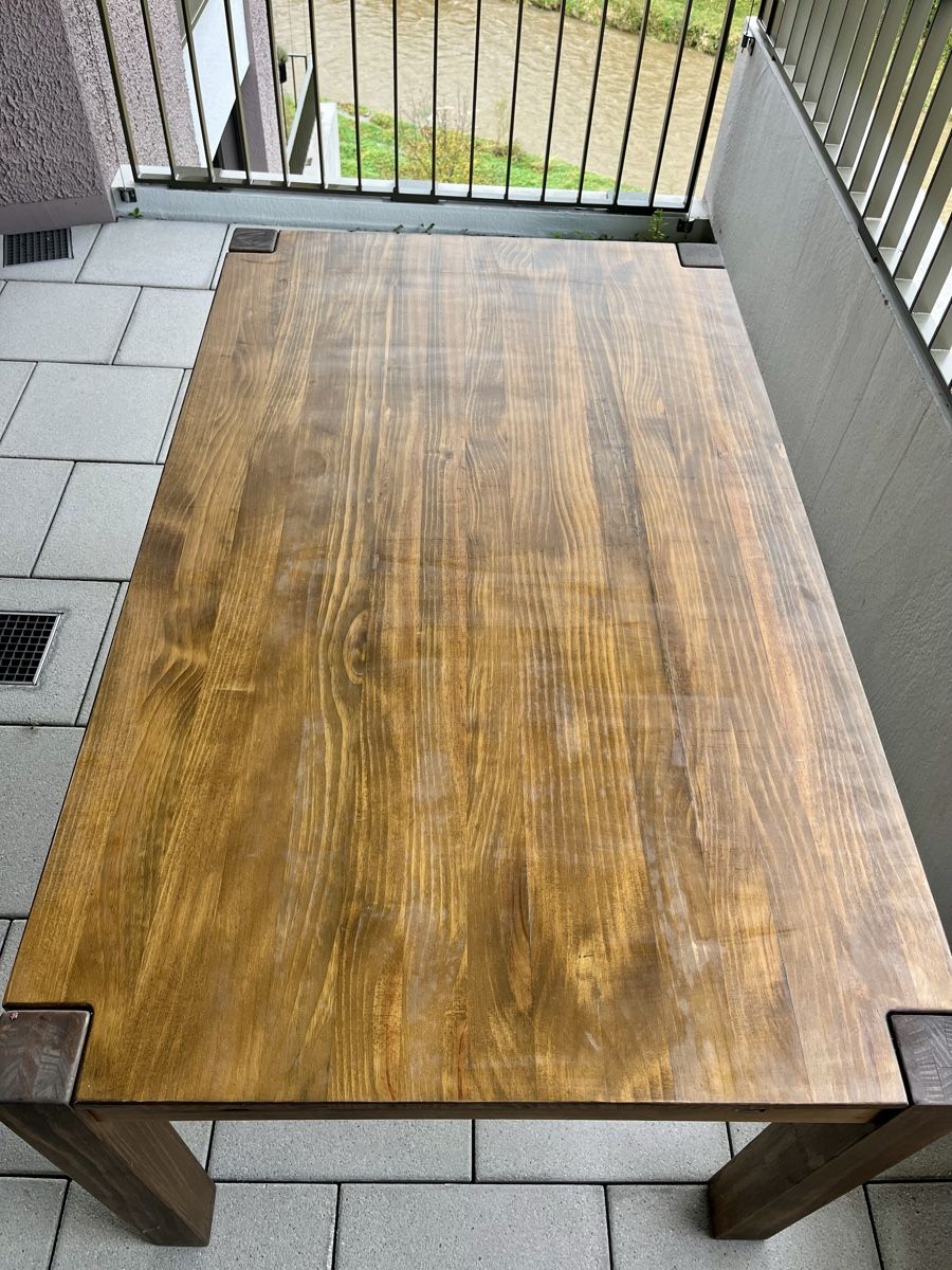 Tavoli: LaRedoute dark veneer dining table - Esstisch - 6-8 pax – Usato da Zürich venduto da eri_hm6j 1