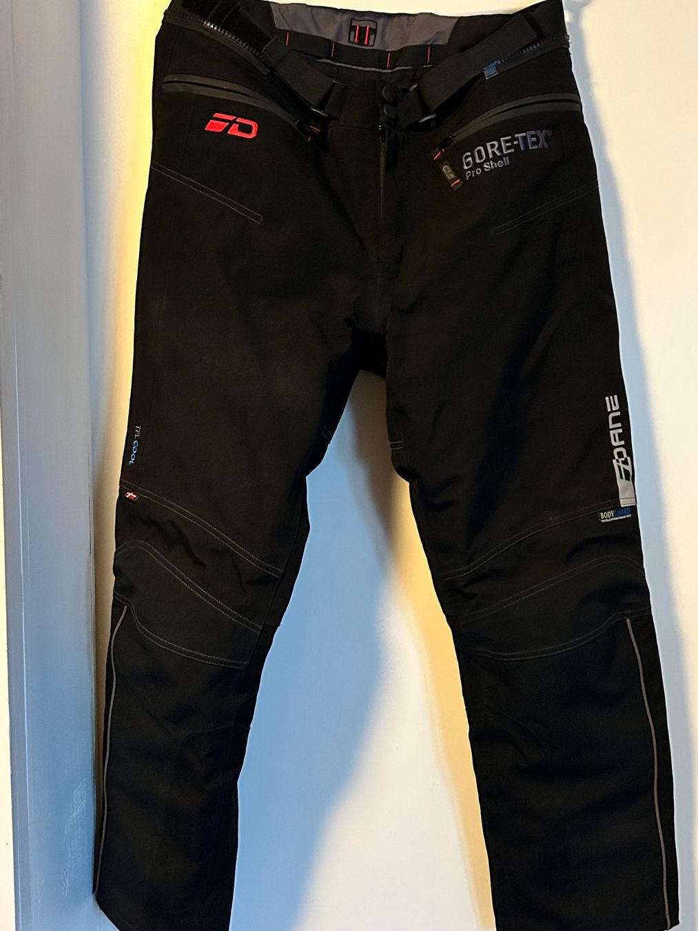 Pantaloni: Dane Gore-Tex Pro Shell Motorradhose, Schwarz, Top! – Usato da Rüti GL venduto da Timi2006