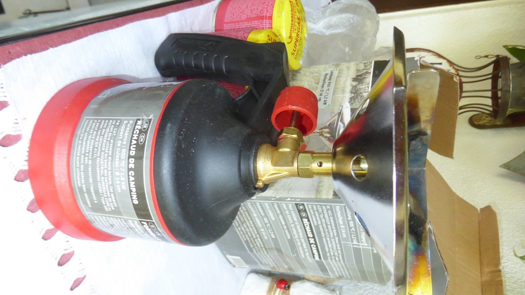 Herde: Campingkocher Powerfix Profi mit 2Katuschen Top – Gebraucht aus Sargans von Benziner 3
