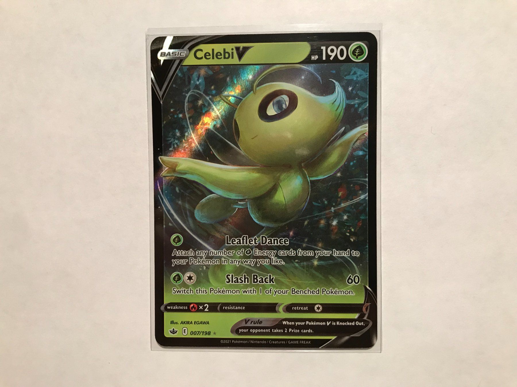Pokémon Sammelbilder & Trading cards: Celebi V Chilling Reign EN – Gebraucht aus Hagendorn von Pokecollectorch