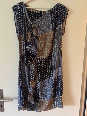 Kleid Grösse M Seide multicolor