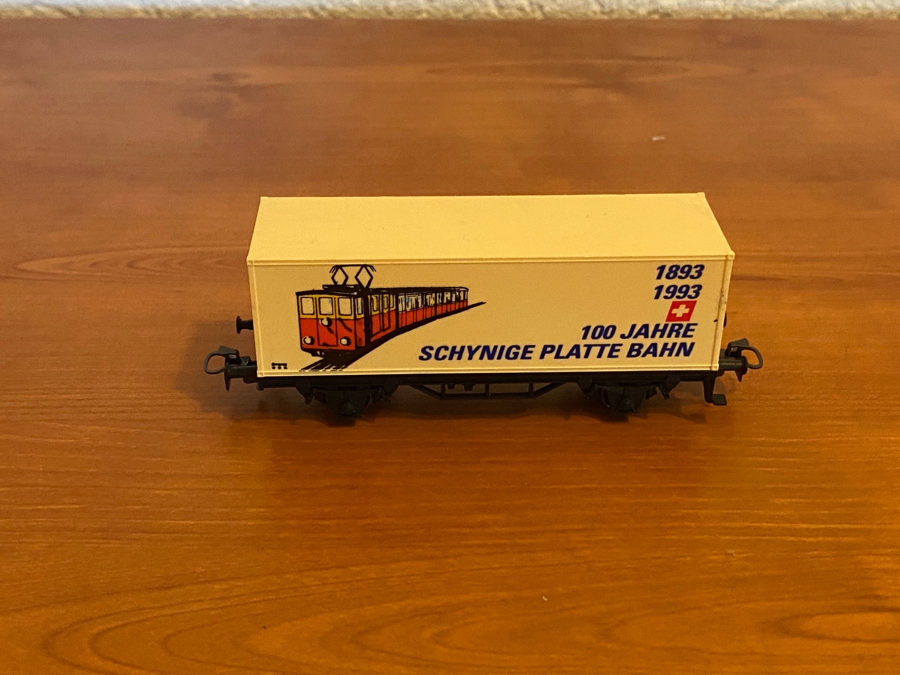 Märklin Modellini di ferrovie: Märklin  Containerwagon ''100 Jahre''  CFF / SBB  HO – Usato da Bonfol venduto da zagato43e