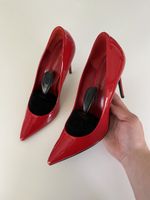 Aldo Castagna rouge chaussures à talon (taille-41)