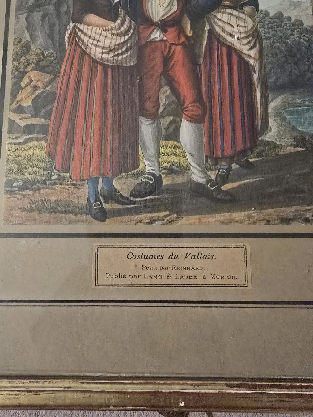 Tableaux: Costumes du Vallais – D'occasion à Egliswil par D.Mko 1