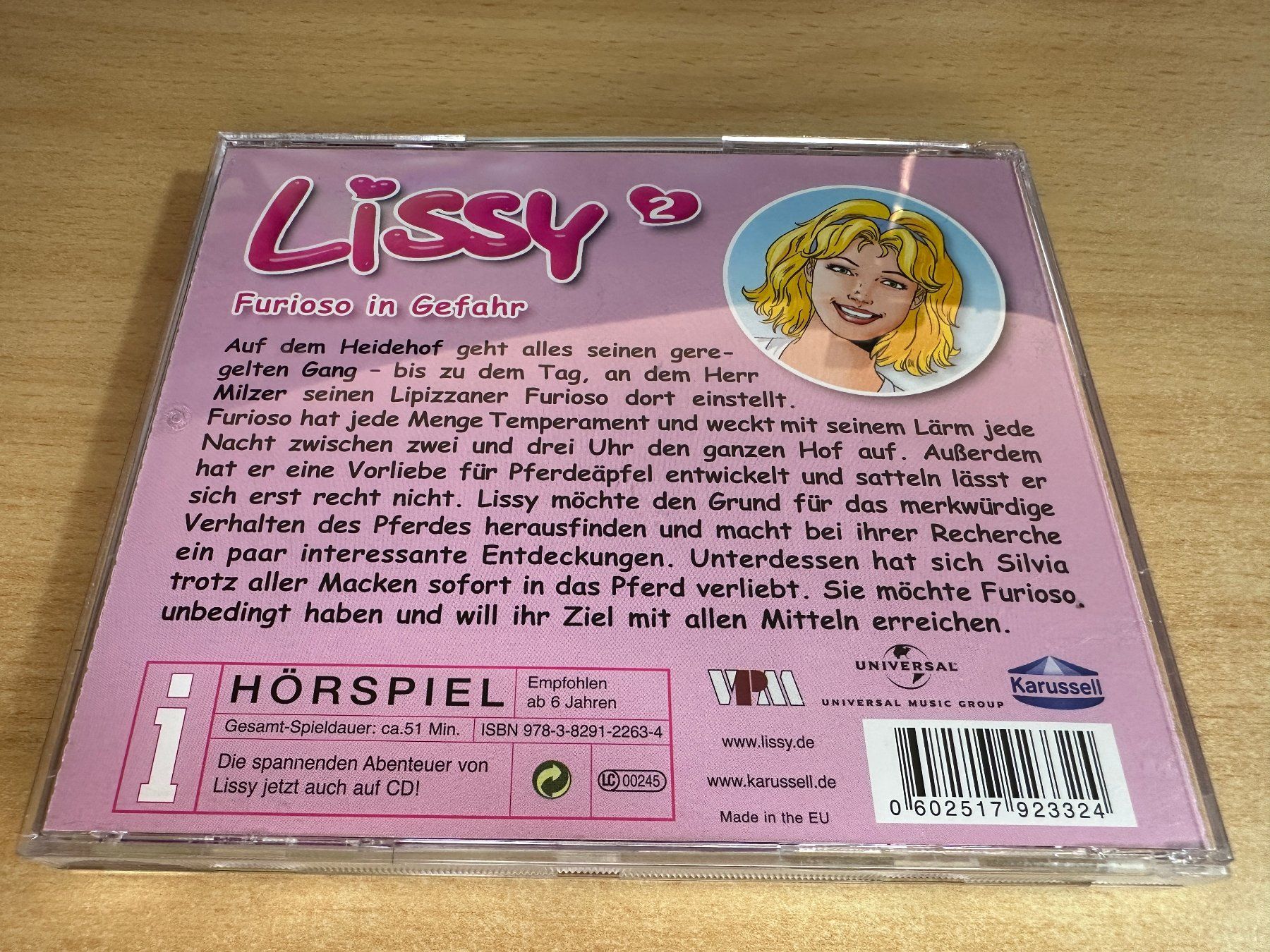 Audiolibri: F8 Lissy  02 Furioso in Gefahr – Usato da Rikon im Tösstal venduto da Alpenmutz 1