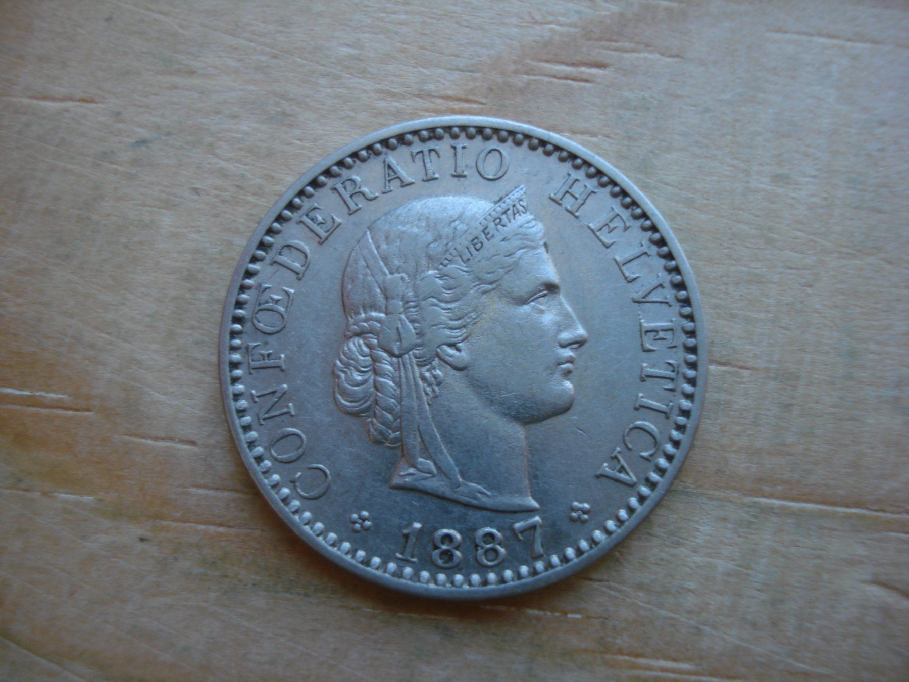 Tutti le monete: (S1) 20 Rappen 1887 – Usato da Erlach venduto da Net-Coins