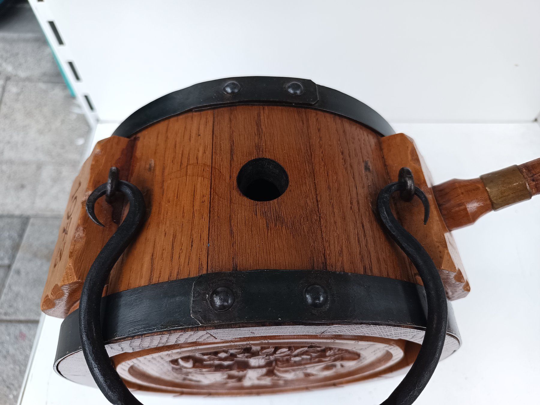 Accessori: Holzfass Schnapsfass Weidmanndspech Jäger – Usato da Oberegg venduto da A-Z.Handel.Loehrer 6