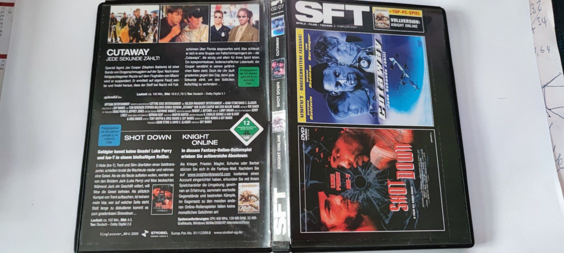 Alle DVDs: Cutaway & Shot Down (2 Spielfilme) – Gebraucht aus Laufenburg von Toni5010