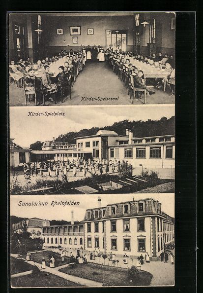 Ansichtskarten: Rheinfelden, Sanatorium, Kinder-Spielpla – Gebraucht aus Berlin von bartko-reher