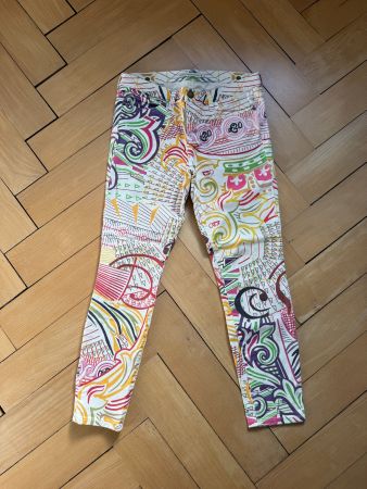 MARY KATRANTZOU - Jeans bunt gemustert 28