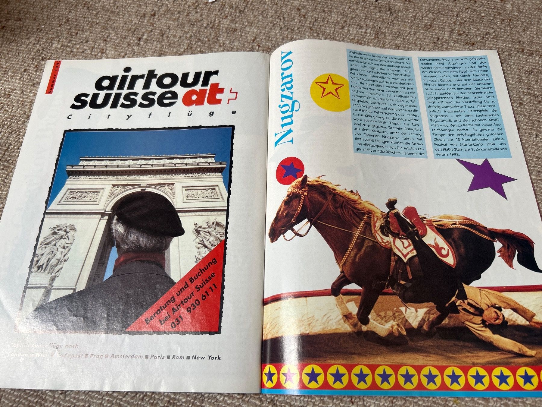 Zeitschriften & Magazine: Knie zirkus Programmheft 1993 – Gebraucht aus Champfèr von Rothli 1
