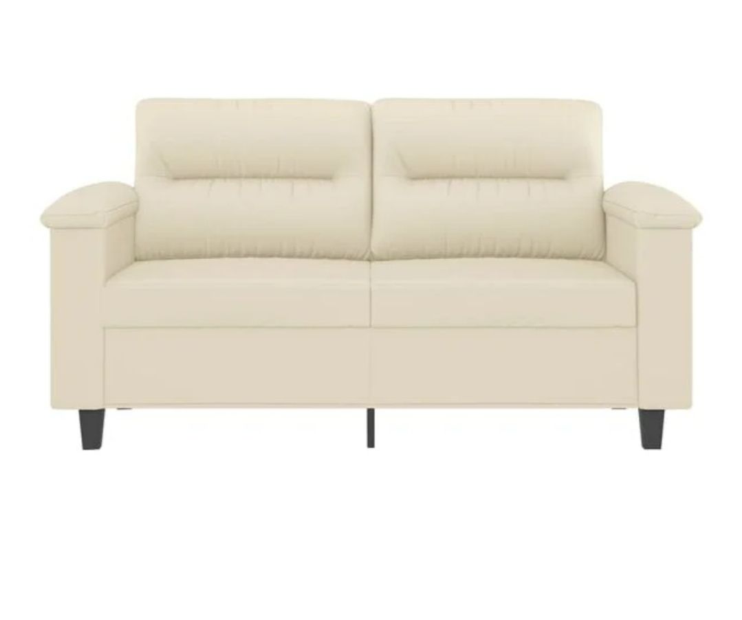 Vidaxl Divani: 2-er Sofa Creme 120cm Kunstleder NEU! – Nuovo e nell'imballaggio originale da Wengi b. Büren venduto da NeReida88 1