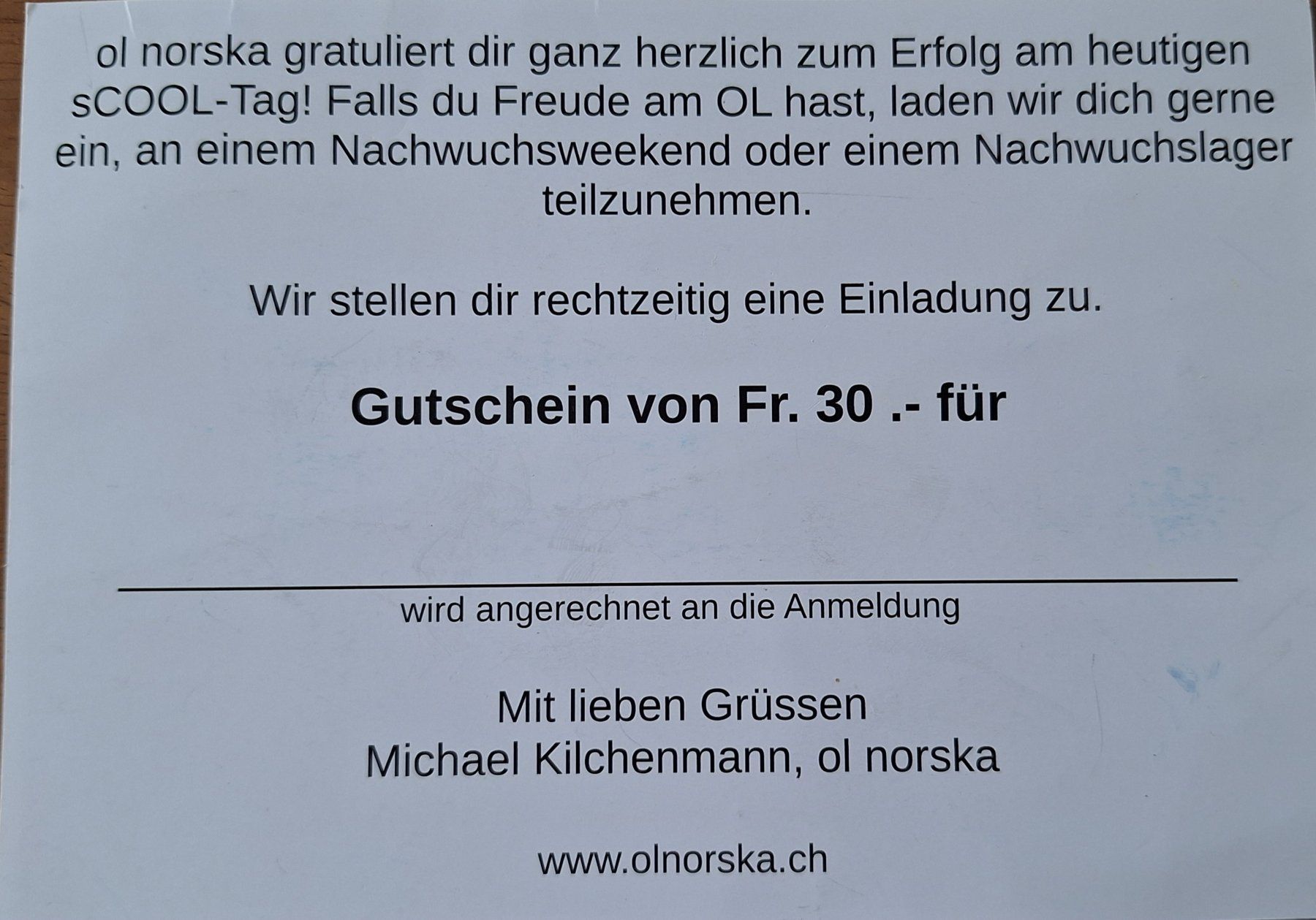Buoni: Gutschein Oln noreka – Nuovo (secondo la descrizione) da Konolfingen venduto da rose999 1